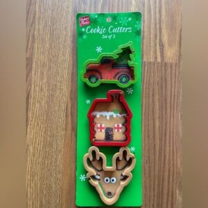 New Christmas Cookie Cutter set of 3